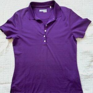 Purple women's Callaway golf shirt opti-dry fabric NWOT